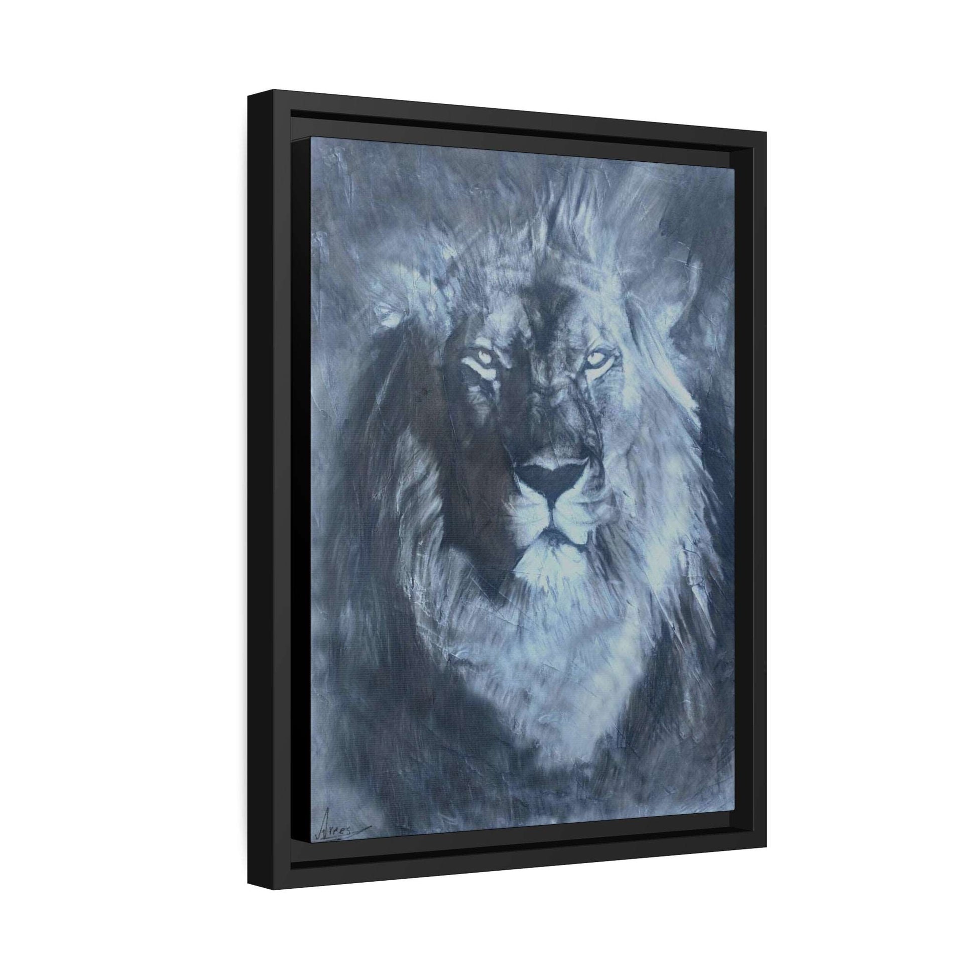 The Lion by The Baroque Knight fine art framed print