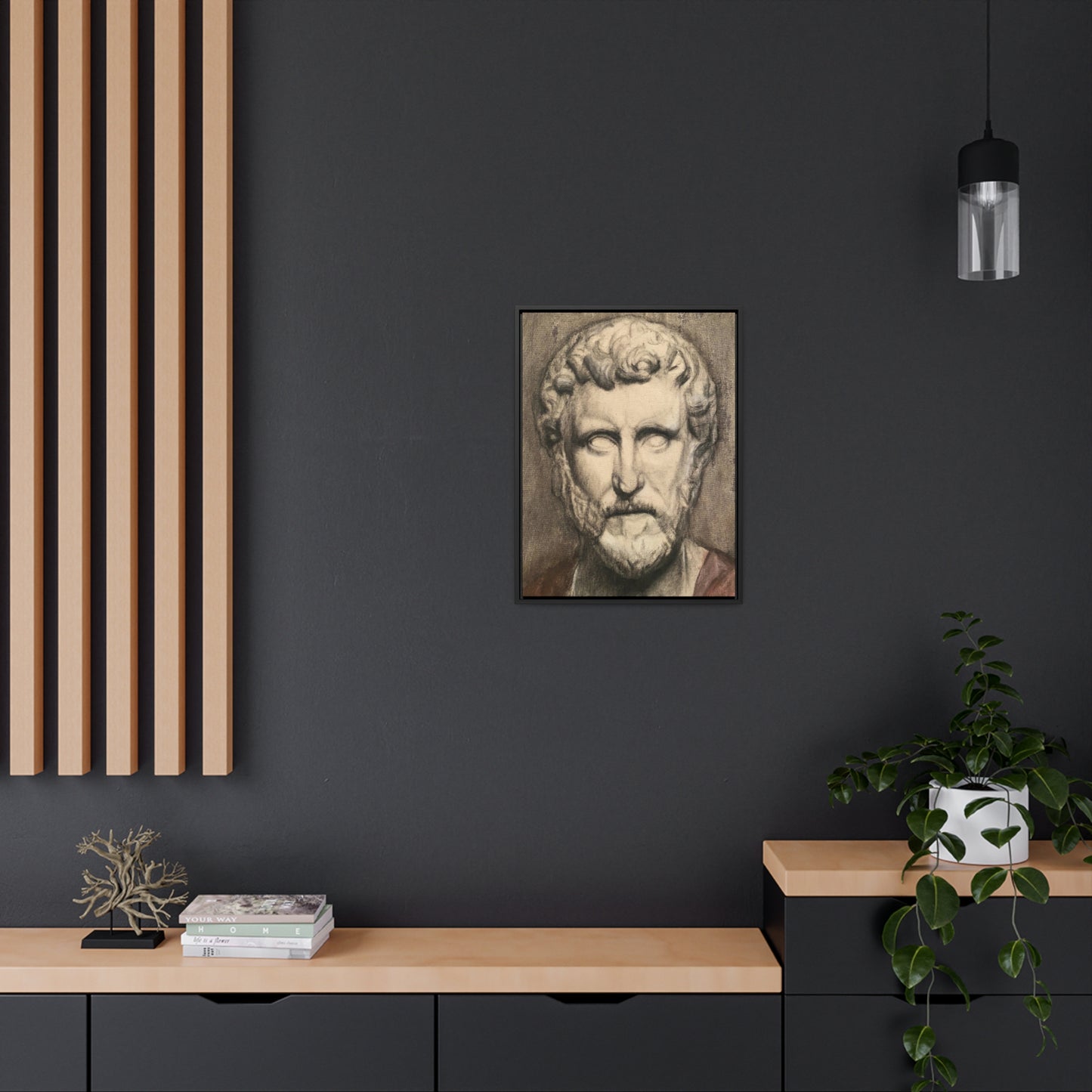 "Roman Man" by The Baroque Knight Gallery Canvas Wraps, Vertical Frame