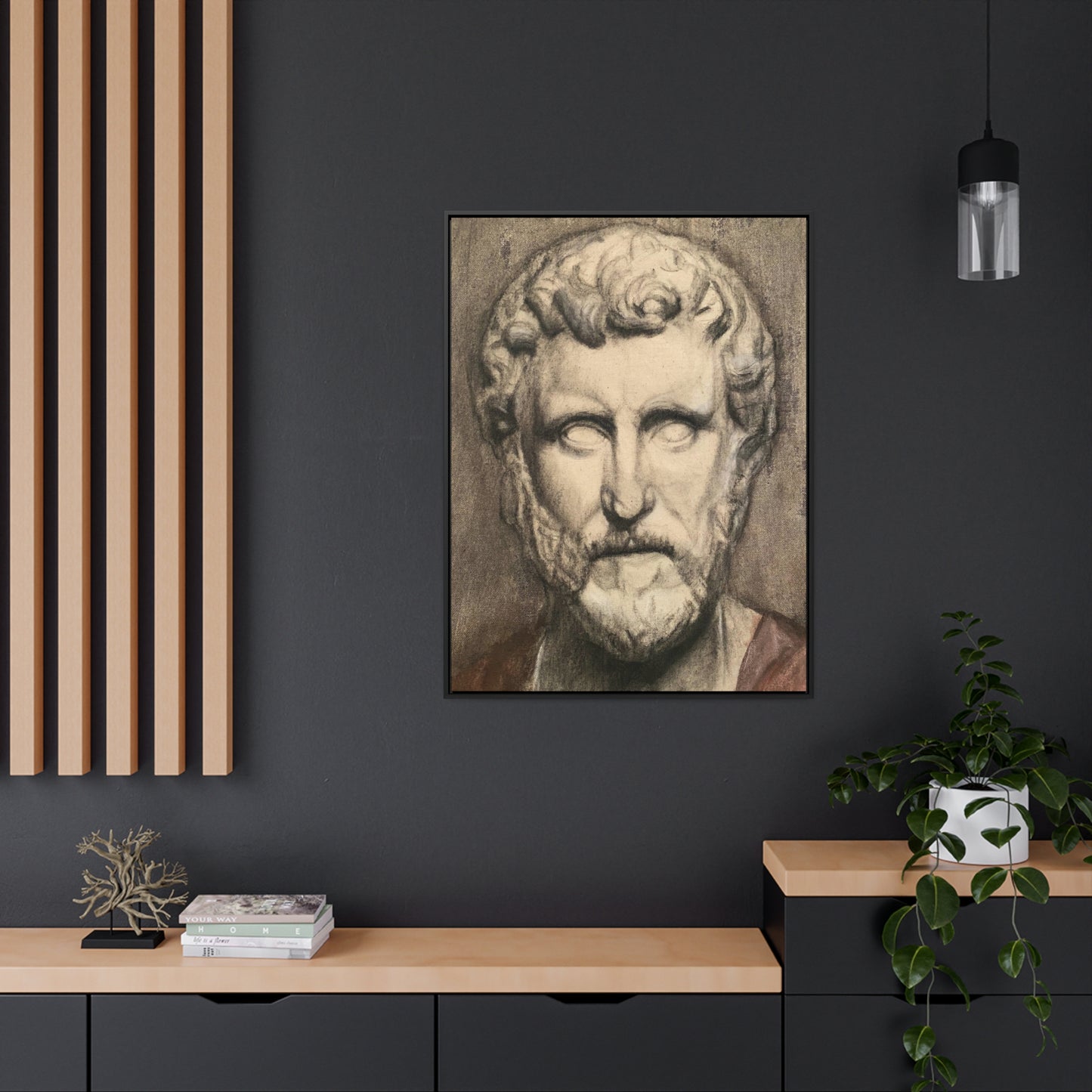 "Roman Man" by The Baroque Knight Gallery Canvas Wraps, Vertical Frame