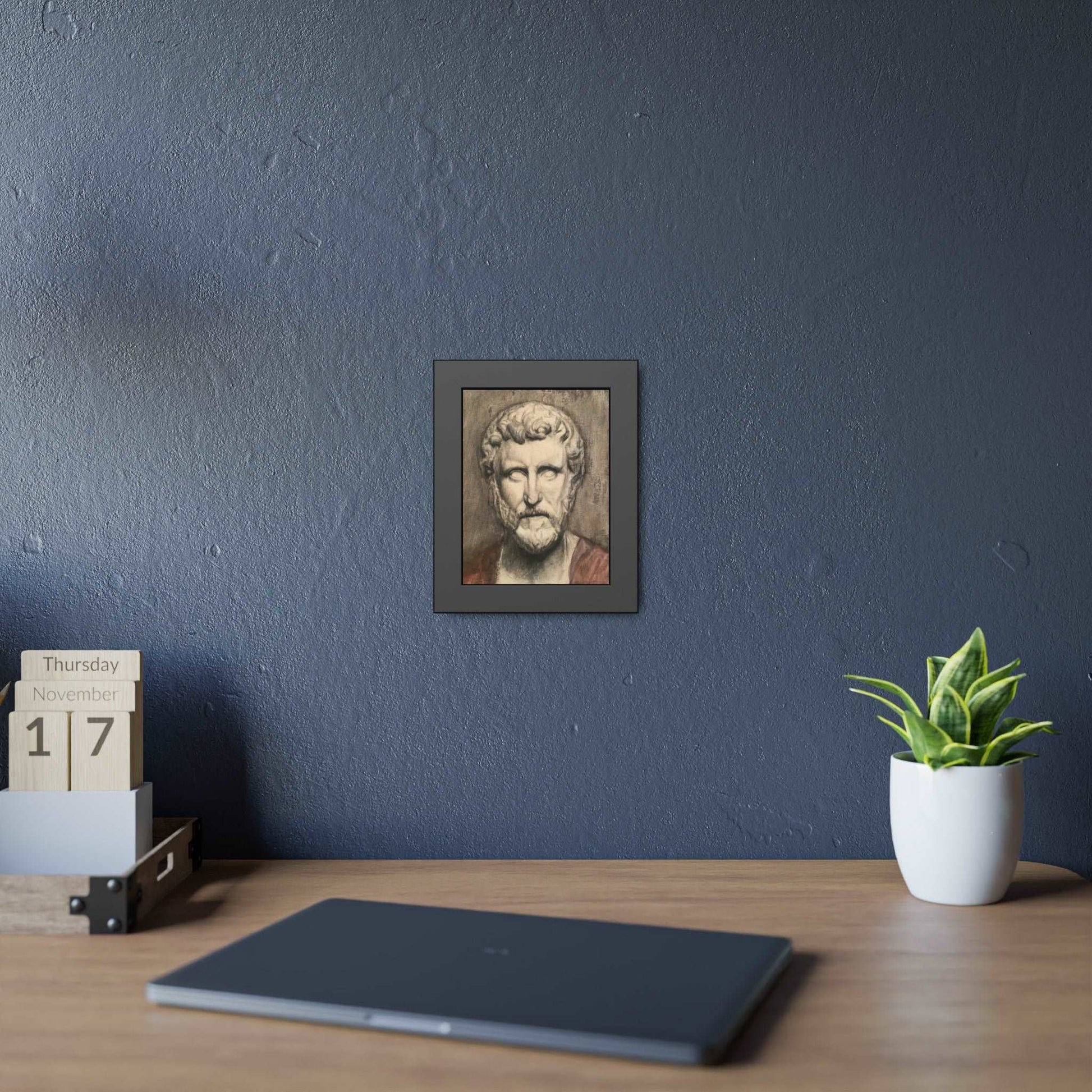 Roman Man by The Baroque Knight Framed Paper Posters