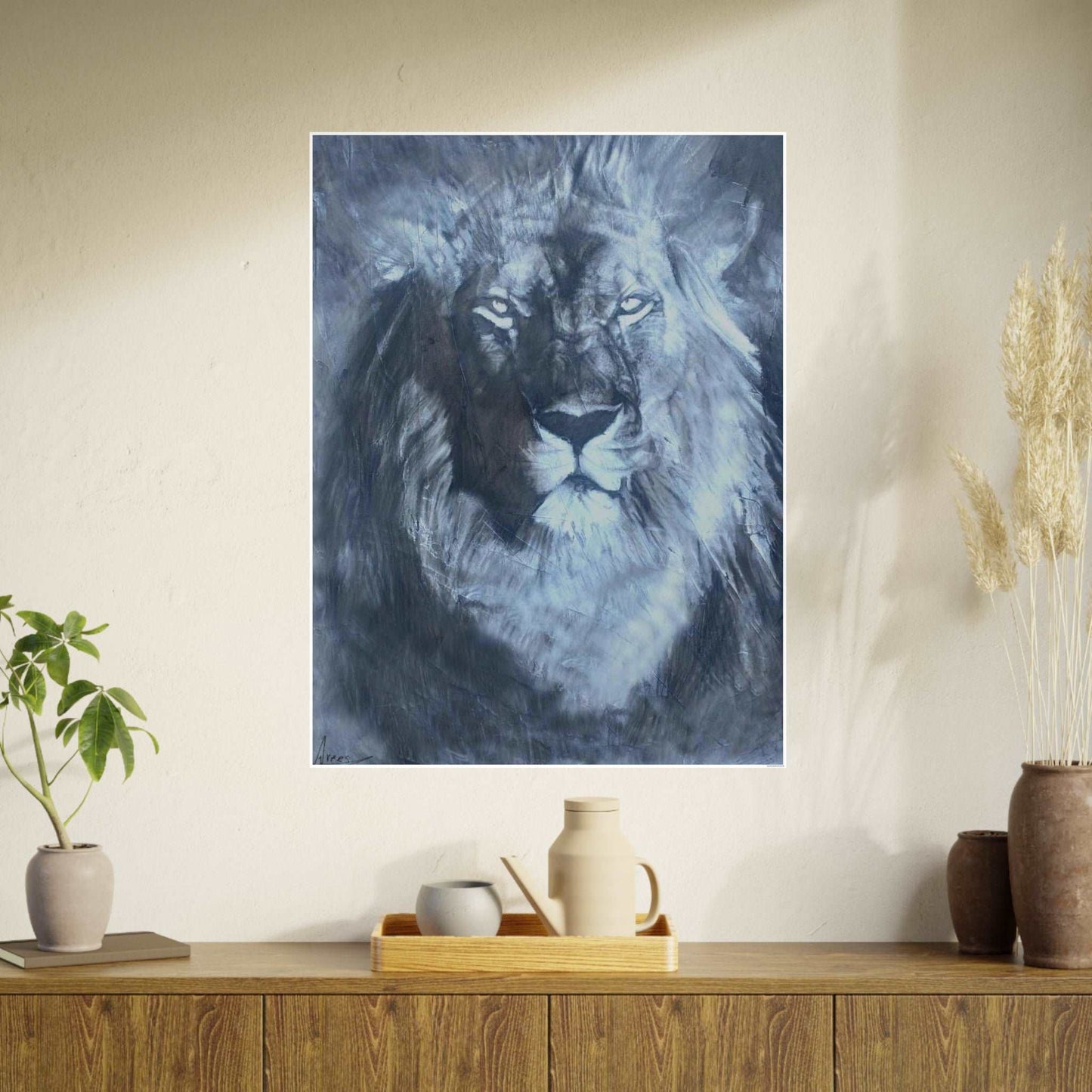 Lion by The Baroque Knight Photo Art Paper Posters