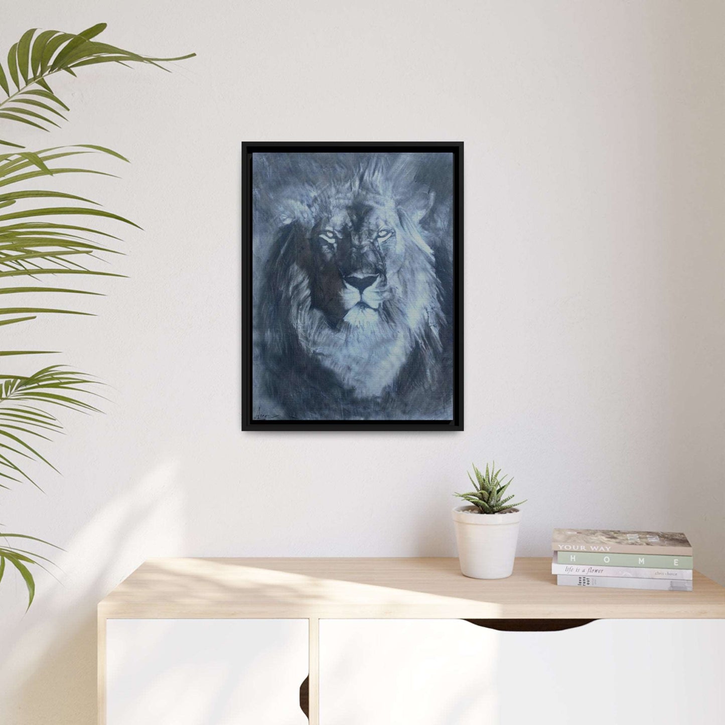 The Lion by The Baroque Knight fine art framed print