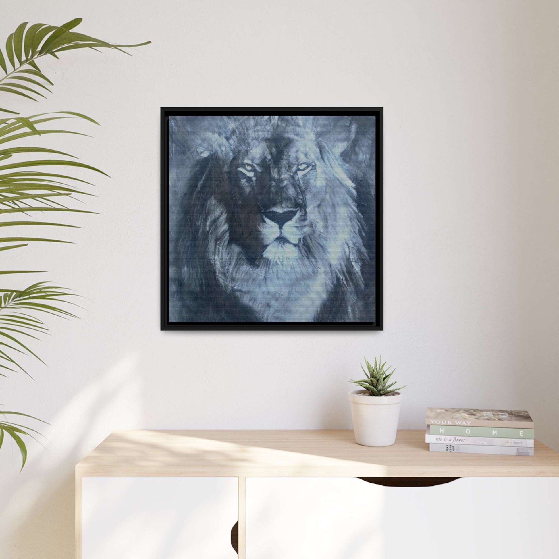 The Lion by The Baroque Knight fine art framed print