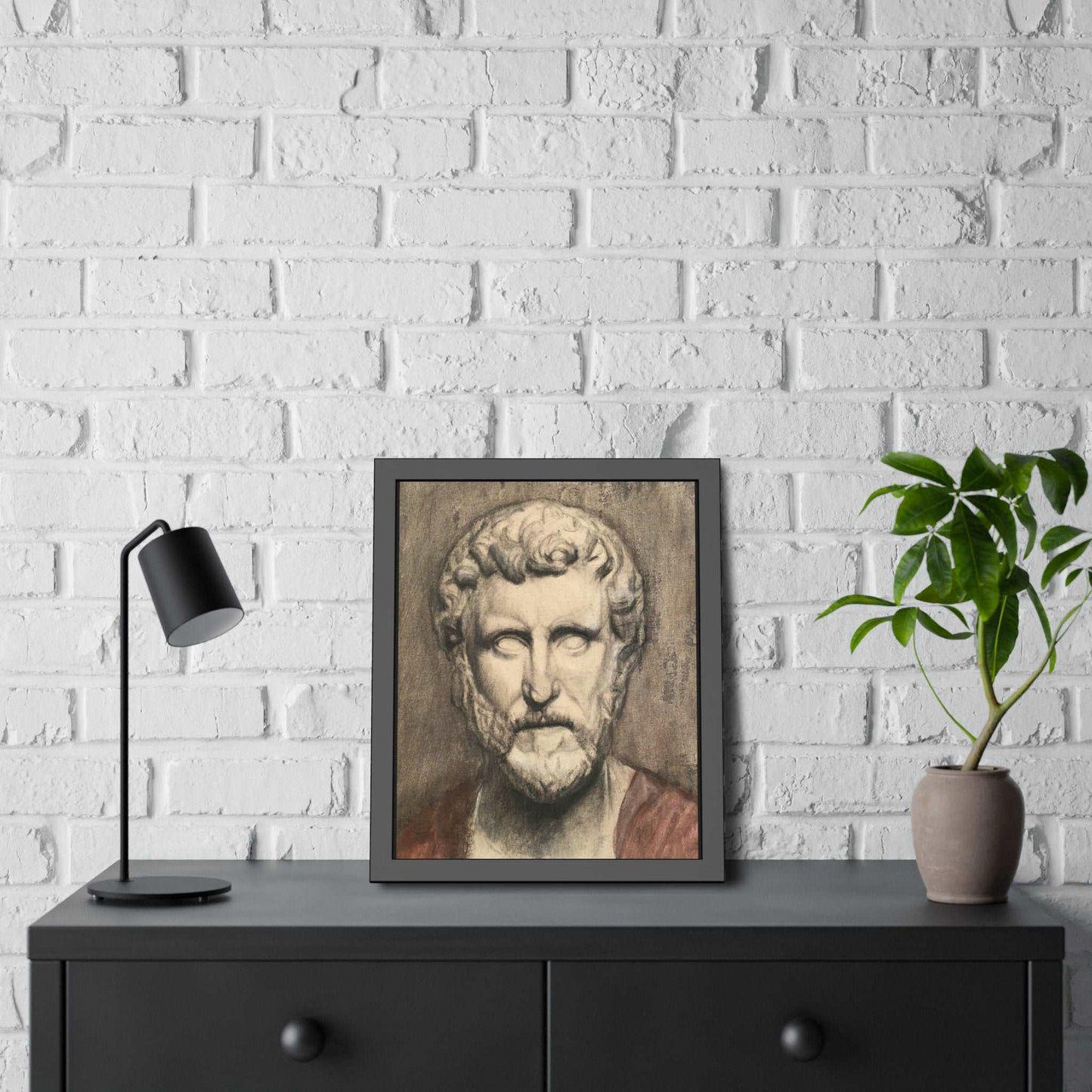 Roman Man by The Baroque Knight Framed Paper Posters