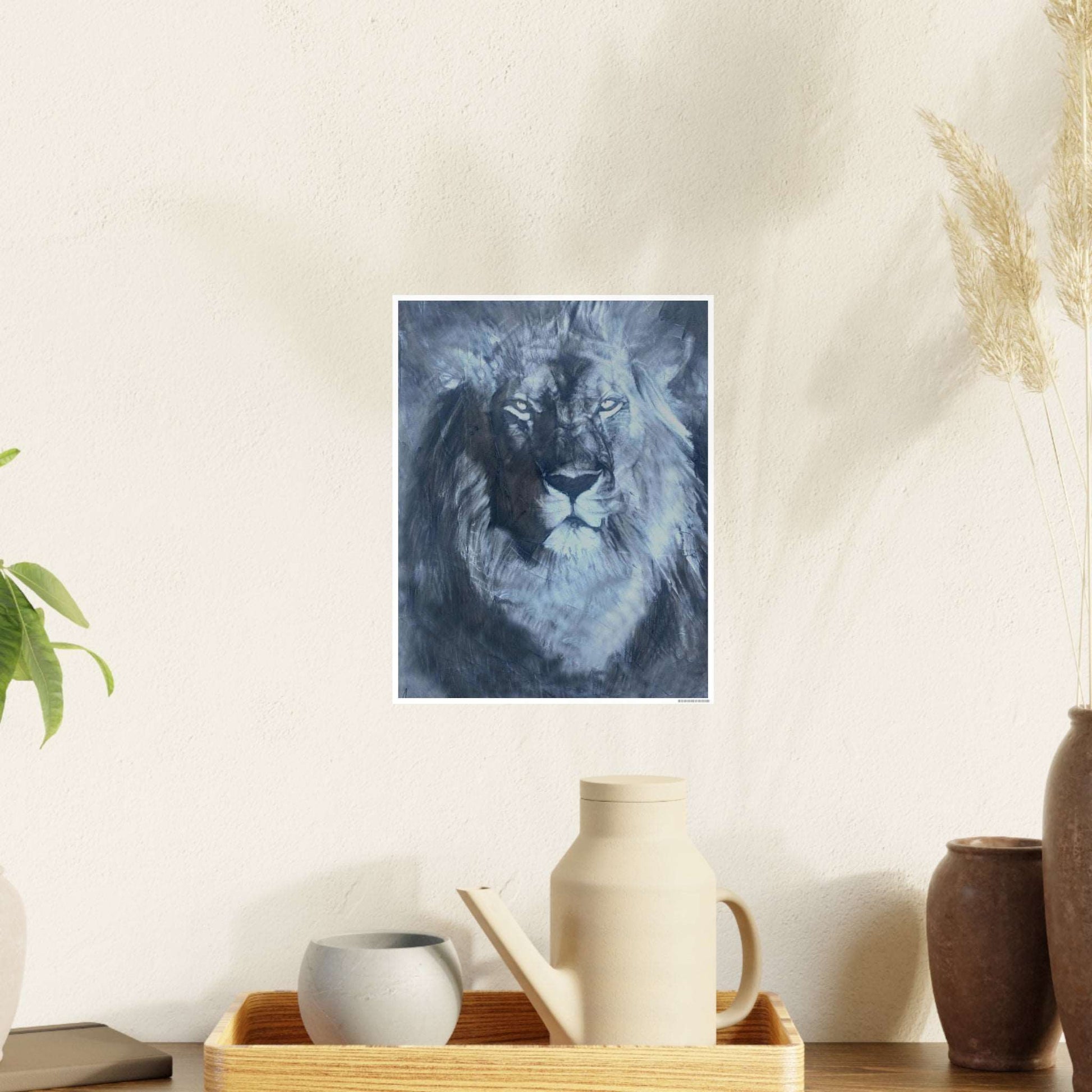 Lion by The Baroque Knight Photo Art Paper Posters