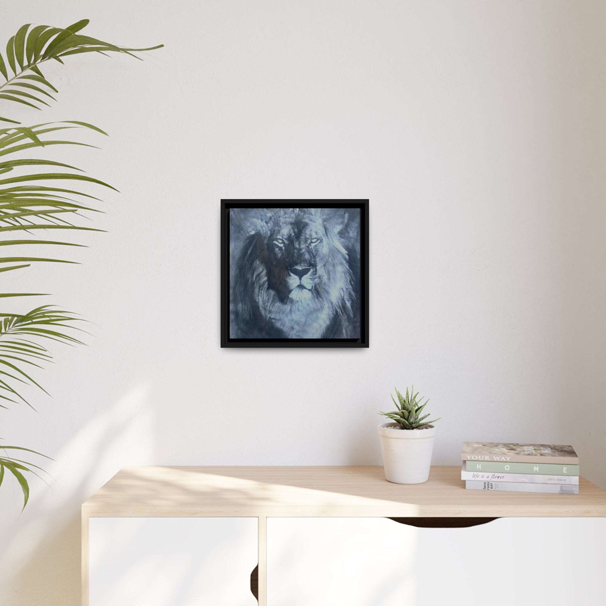 The Lion by The Baroque Knight fine art framed print