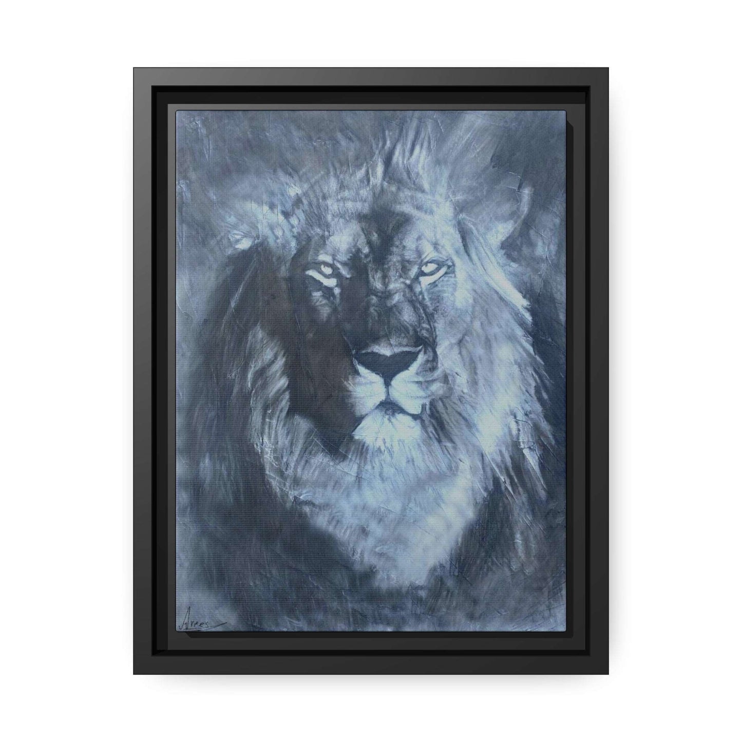 The Lion by The Baroque Knight fine art framed print