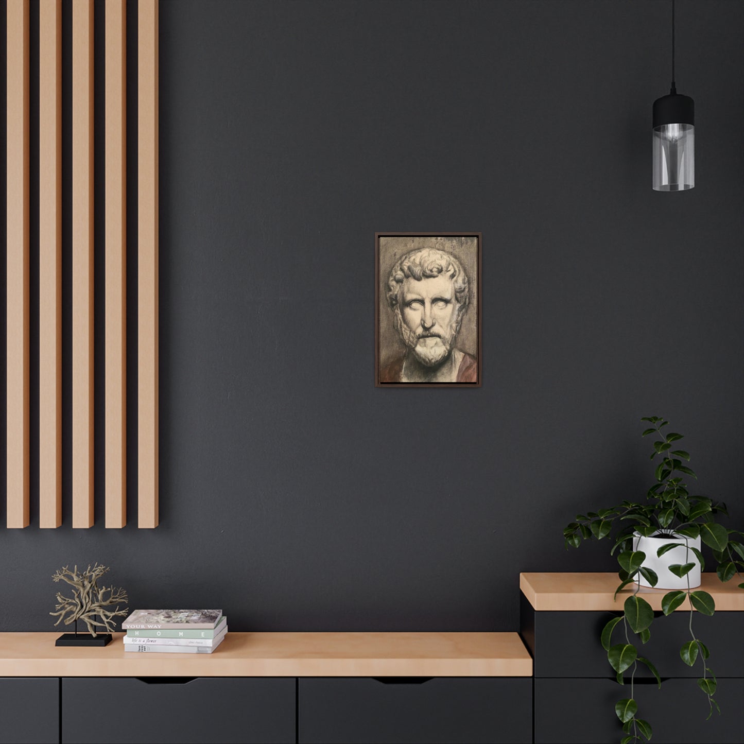 "Roman Man" by The Baroque Knight Gallery Canvas Wraps, Vertical Frame