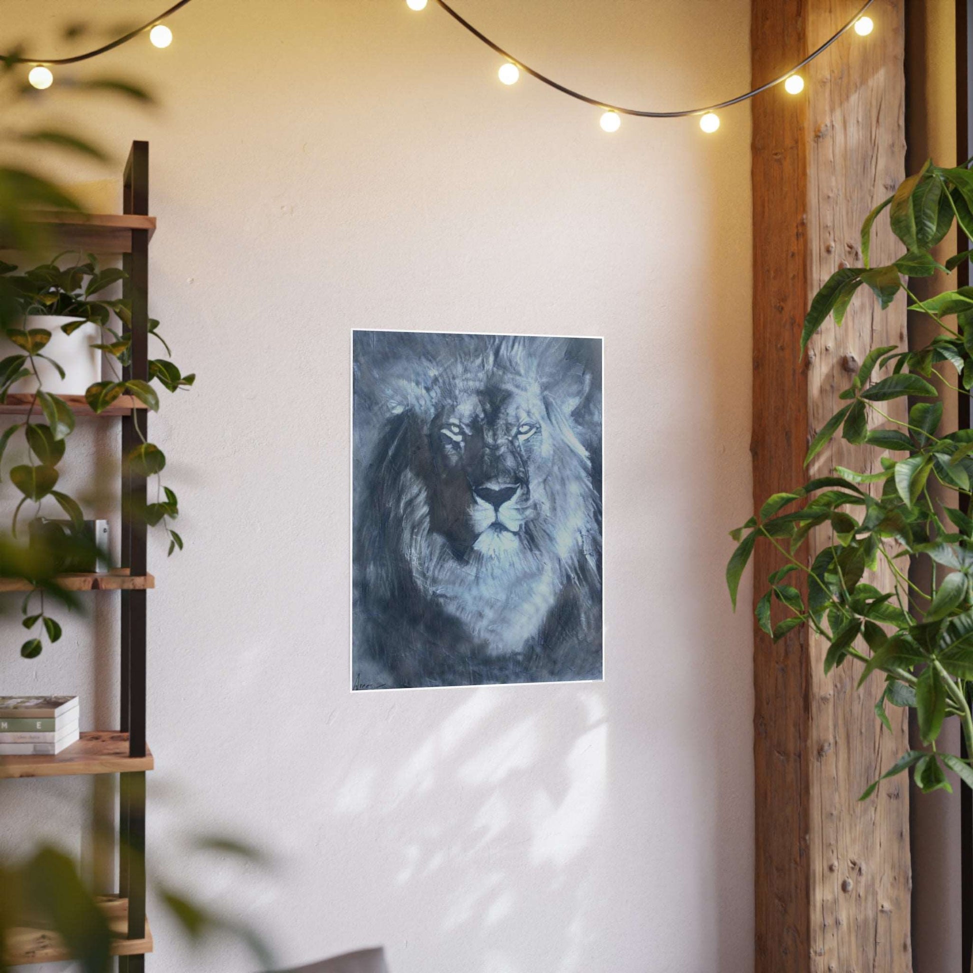 Lion by The Baroque Knight Photo Art Paper Posters